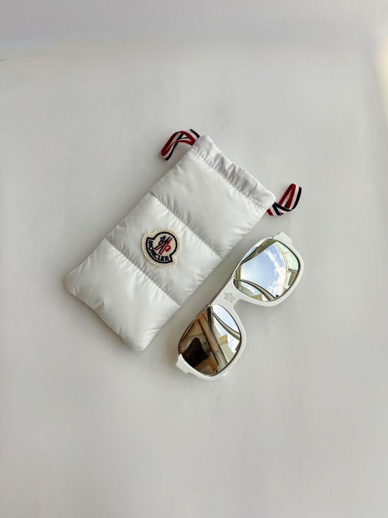 Moncler Accessories - Moncler White Shield Sunglasses Mirrored Lenses Sport Luxe w/ Case